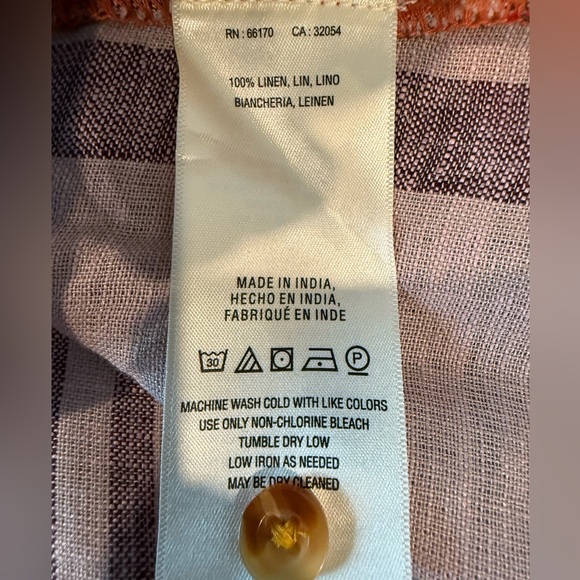 Maeve by Anthropologie Linen Yarn-Dyed Sleeveless Top - Picture 5 of 13